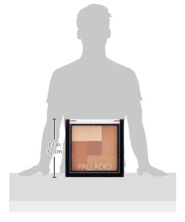 Palladio 2-In-1 Mosaic Powder Blush & Bronzer Sun Kissed - Enhance Your Glow with Natural Radiance - Buy Online on SooperMarket.com