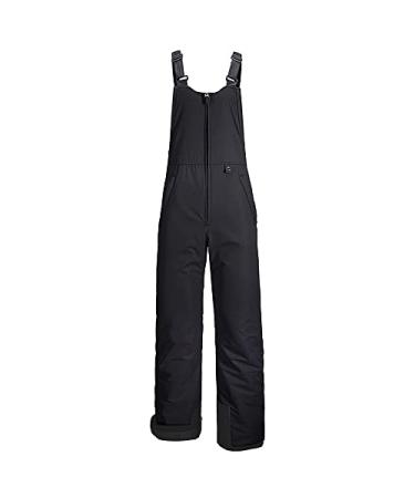 Tearom Womens Bib Snow Pants Insulated Snow Bib Overalls Medium Soft Black