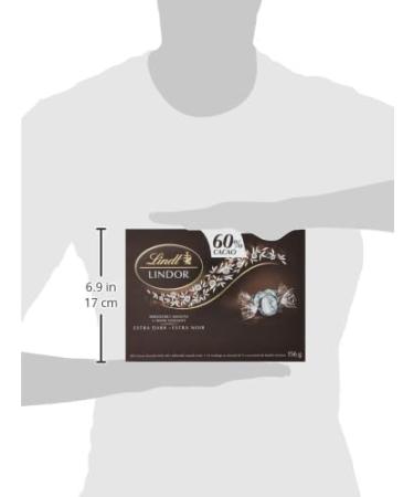 Lindt LINDOR 60% Cacao Dark Chocolate Truffles Gift Box 156-Gram Box Chocolate Gift Box Perfect for Gifting - Buy Online on SooperMarket.com