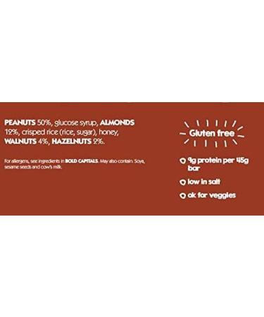 12-Pack Eat Natural Peanut, Almond & Hazelnut Bar 45g - 12 Count (Hazelnut Flavor) - Buy Online on SooperMarket.com