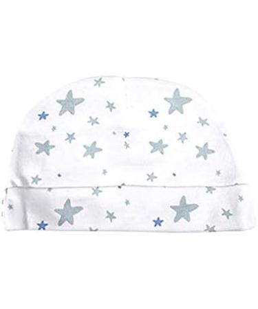 Newborn Baby Hat | 100% Cotton Blue Cap for Boys and Girls 0-6 Months - Buy Online on SooperMarket.com