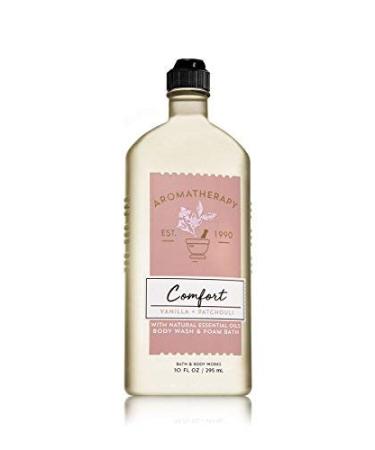 Bath and Body Works Aromatherapy Comfort Vanilla Patchouli Body Wash and Foam Bath 10 ounces Vanilla Patchouli 10 Fl Oz (Pack of 1)