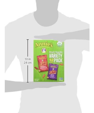 Annie's Homegrown Strawberry Fruit Snacks - 42 Pack | 0.8 OZ Each | Organic & Delicious - Buy Online on SooperMarket.com