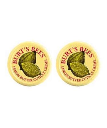 Burt's Bees Lemon Butter Cuticle Cream .60 Ounce (Two .30 Ounce Tins) Two .30 Ounce Pack