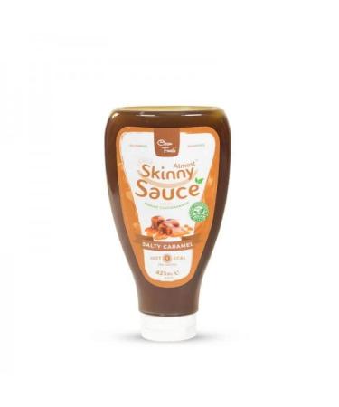 CleanFoods Almost Skinny Sauce Salty Caramel 9 x 425 ml I Salty Caramel Sauce e.g. for Pancakes Waffles I Only 18 Calories per 100 g Pack of 9