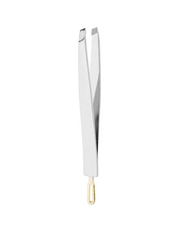 Jojomis Portable 2-in-1 Stainless Steel Eyebrow Shaper Tweezers Blackhead Ance Cleaning Tool