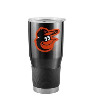 Logo Brands 504-S30T-1: Baltimore Orioles 30oz Orange Full Color Gameday Stainless Tumbler