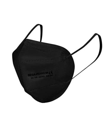Tradeforth GmbH 100x Black - FFP2 protective mask individually packed 5 layers - Certified CE2841