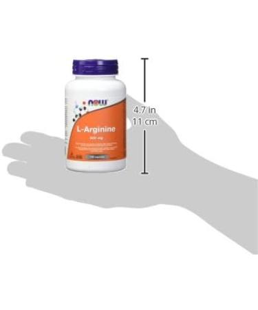 NOW Supplements L-Arginine 500mg Capsules 100 Count - Buy Online on SooperMarket.com