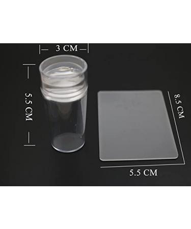 Clear Stamper Jelly for Stamping & French Nails - Precision Nail Art Tool for Varnish UV Gel & Acrylic - Buy Online on SooperMarket.com