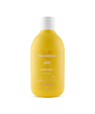 Glow+ Silky Body Lotion | 24-Hour Moisturization for Normal to Dry Skin | Papaya & Vitamin C Infused Moisturizer | Fast-Absorbing & Non-Sticky | 10.14 Fl Oz (300ml)