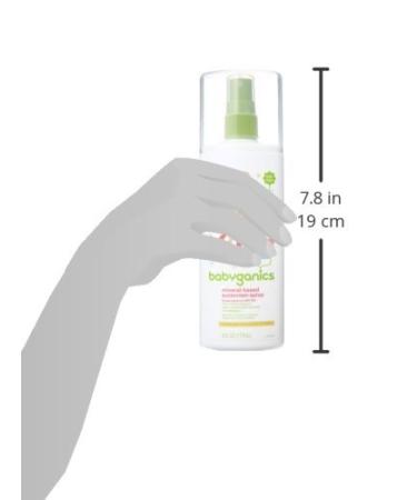 Babyganics SPF 50+ Mineral-Based Sunscreen Spray - Fragrance-Free 6.0 oz - Buy Online on SooperMarket.com