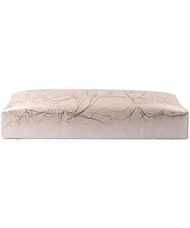 2Pcs Manicure Hand Pillow Pu Leather Hand Rest for Cushion Nail Pillow Hand Holder Armrest Rest Manicure Nail Art Accessories Tool - Silver & Gold - Buy Online on SooperMarket.com