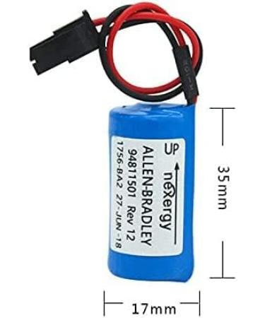 4-Pack 3V 1756-BA2 BR2/3A-AB PLC Battery - 1800mAh Replacement for Allen Bradley - International Shipping Available - Buy Online on SooperMarket.com