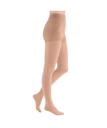 Compression stockings mediven comfort - AT tights / KKL2 / IV / caramel / closed toe / normal / without adhesive band