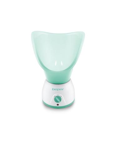 BEPER 40.967N Facial Sauna and Aromatherapy 2 Powers Healing and Relaxing Treatments Hydration and Face Cleansing Tank for Scented Essences White/Green
