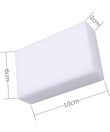 10 Pack Magic Sponges Eraser | Melamine Cleaning Sponge Bulk | 2X Density Long Lasting Cleaner for Kitchen, Bathroom, Bathtub, Sink, Furniture & Walls | White 3.93x2.36x0.79in - Buy Online on SooperMarket.com