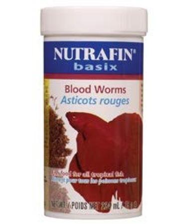 Nutrafin A7314 Basix Freeze D. Blood Worm 19gm 0.7-Ounce