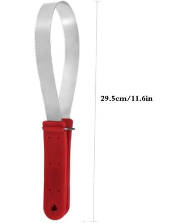 Premium 29.5 cm Welding Knife for Horses - Ideal for Grooming Cleaning Dirt & Loose Hair with Durable Patches - Buy Online on SooperMarket.com