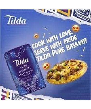 Tilda Pure Original Basmati Rice 10 Kg - Aromatic Extra Long Grain - Ideal for Curries Biryani and Pilaf - Authentic Indian Basmati Rice - Buy Online on SooperMarket.com