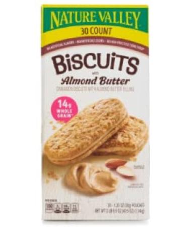 Nature Valley Nature Valley Almond Butter Breakfast Biscuit (30 X 1.35 Ounce )Total Net Wt (40.5 Ounce ),