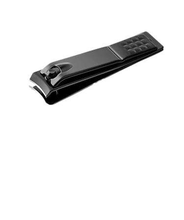 Nail Clippers Black Nail Clippers Stainless Steel Nail Clippers Thick Scissors Professional Nail Clippers Toenail Clippers (Color : Medium Flat Mouth)