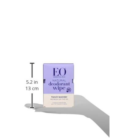 EO Lavender Deodorant Wipes - 6 Count | Natural, Refreshing, & Convenient - Buy Online on SooperMarket.com
