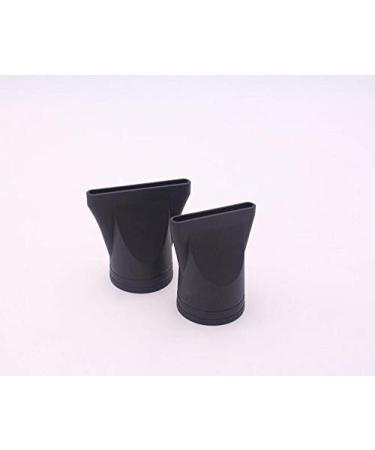 2Pcs Professional Plastic Hair Dryer Diffuser Drying Covers - Narrow Concentrator Replacement for Outer Diameter 4.5cm - Black - Buy Online on SooperMarket.com