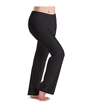 Motionwear Low Rise Boot Cut Jazz Pants Black Medium