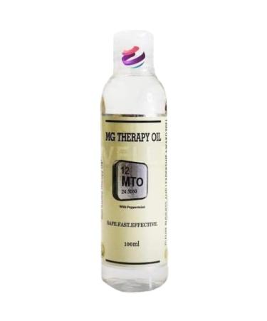 Magnesium Oil for Foot Pain and Bad Odor Body Pain Headache Back Pain Skin irritation Dry Skin - 100ml - For External use Only