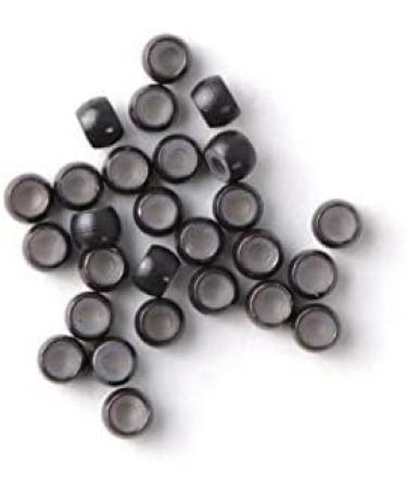 600 Dark Brown Vlasy Silicone Lined Nano Rings Beads for Hair Extensions - Micro Nano Beads - Buy Online on SooperMarket.com