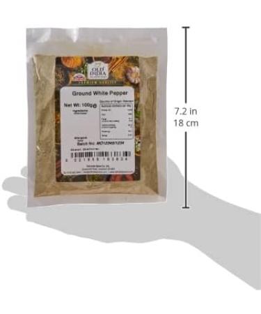Old India Ground White Pepper 100g - Premium Quality (Pack of 1) - Buy Online on SooperMarket.com