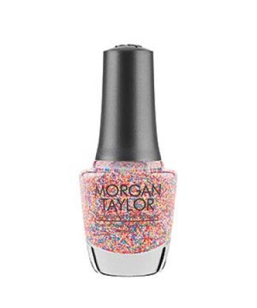 Morgan Taylor Professional Nail Lacquer Glitters  Glitter Nail Polish  Long Lasting Nail Polish  0.5 oz. Lots Of Dots