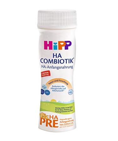 Hipp milk formula Pre HA Combiotik ready to drink pack of 6 (6 x 200 ml)