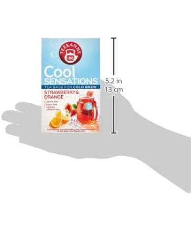 Teekanne Strawberry & Orange Cold Brew Tea Infusion - 18 Teabags - Buy Online on SooperMarket.com