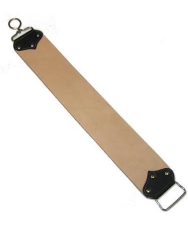 GBS Leather Razor Strop 3" X 21.5"Sharpening Barber Strop. Dual Swivel Clip and Handle for Tension. Straight Razor strop - Buy Online on SooperMarket.com