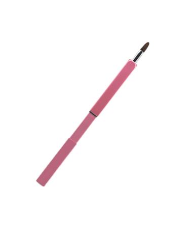 minkissy Makeup Tool Kit Lip Gloss Lipstick Brush Makeup Lip Brush Makeup Brush Tool Cosmetics Lip Brush Lipstick Applicator Lip Brush Applicator Portable Travel Lipstick Stick 9.3*1cm Pink