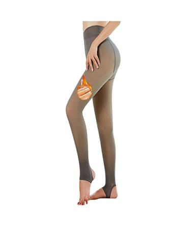 Gemkonsey Leggings Women Crisscross Stirrup Tights Gym Yoga Workout Pants - Womens Winter Fleece Lined Leggings Thermal Pants Xcoffee X1 thicken 320g for -1510