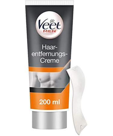 Veet Men Hair Removal Cream 2 Pack - Fast & Effective Depilation 200ml | Hair Removal in 5-10 Minutes - Buy Online on SooperMarket.com