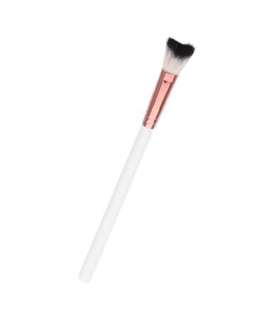 Baluue white makeup tool portable nose brush Makeup Brush makeup brush for women 18.50X1.00X1.00CM White