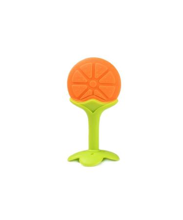 Soft Silicone Fruit-Shaped Baby Teething Toys - Grapes Strawberry & Orange - 3PCs for Infants & Toddlers - Pain Relief Chew Card Multicolor - Buy Online on SooperMarket.com