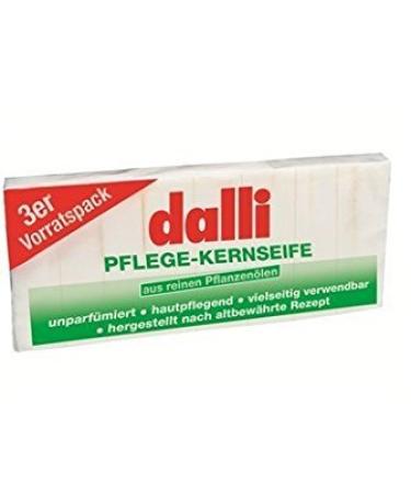 Dalli Curd Soap 1 x 375g Unscented Vegetable 125 g (Pack of 3)