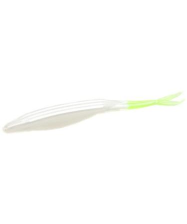 Zoom Bait Salty Super Fluke Bait-Pack of 10 White Pearl Chartruese