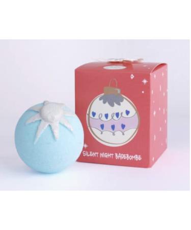 BadeFee "Silent Night" bath bomb with the floral scent of fresh verbena and a gold core! In gift packaging!