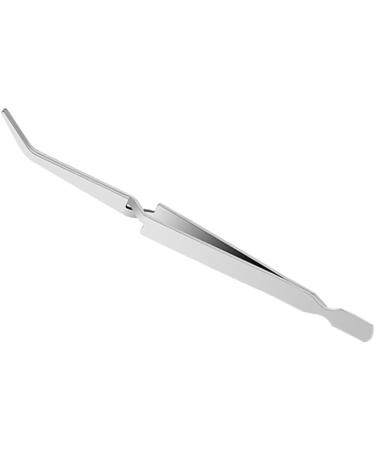 FOMIYES 1pc Tweezers Nail Art Clip Nail Pincher Manicure Tool 17*0.9cm Silver - Buy Online on SooperMarket.com