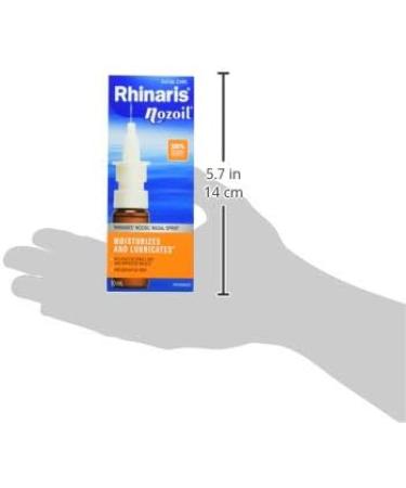 Rhinaris Nozoil Moisturizing & Lubricating Nasal Spray 10ml - Long Lasting Relief from Dryness Congestion Itchiness - Preservative-Free & Soothing Daily Nasal Care for Men & Women - Buy Online on SooperMarket.com