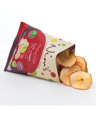 Apple Crisps - Box of 6 Packs Gluten Free Vegan Healthy Nim's Award Winning Healthy Crisp