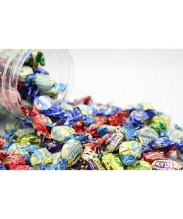Walkers Toffee Sweets Assorted Flavours and Chocolate Eclairs x 200g Bundle with Silver Window Lid Refillable Tin - Buy Online on SooperMarket.com