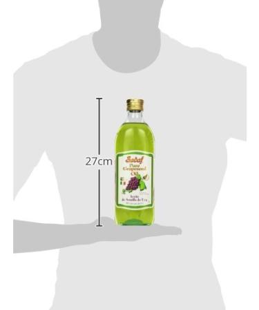 Sadaf Grapeseed Oil - 33.8 Fl Oz - High Smoking Point - Ideal for Cooking, Seasoning, Skincare & Haircare - Product of Italy - Buy Online on SooperMarket.com