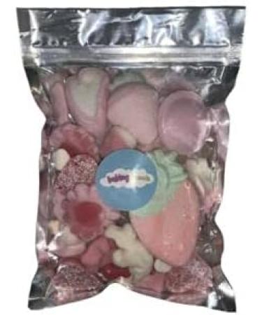Pink Retro Sweets Gift Bag Assorted Sweet Pick N Mix Candy Pouch 200g Birthday Mummy Mum - Buy Online on SooperMarket.com